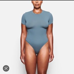 Skims cotton jersey bodysuit